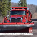 Sectional Carbide Cutting Edge on Highway Snow Plow